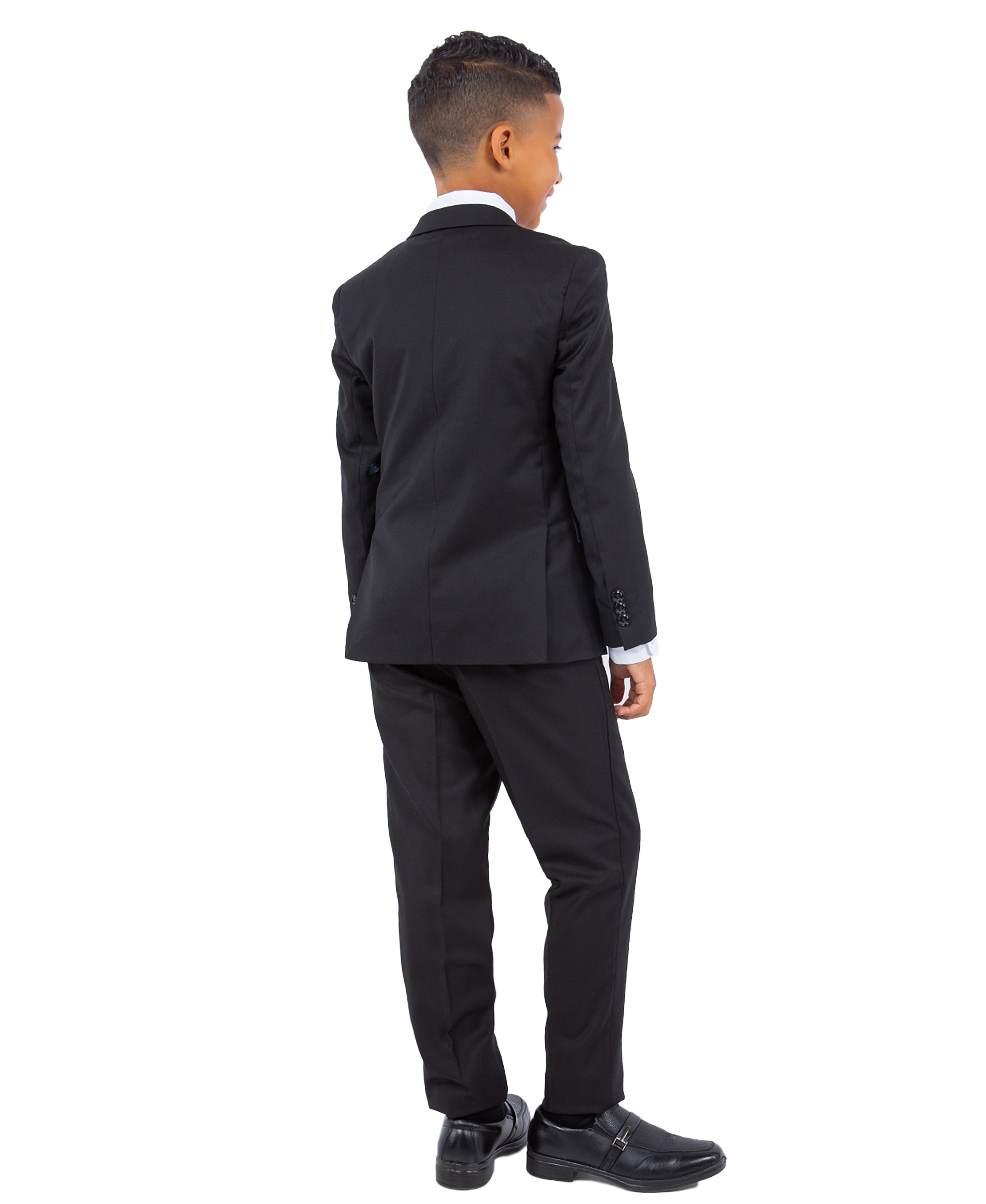 Black Perry Ellis Boys Suit, Slim-Fit 5pc (Includes Tie) for wholesale on Faire3