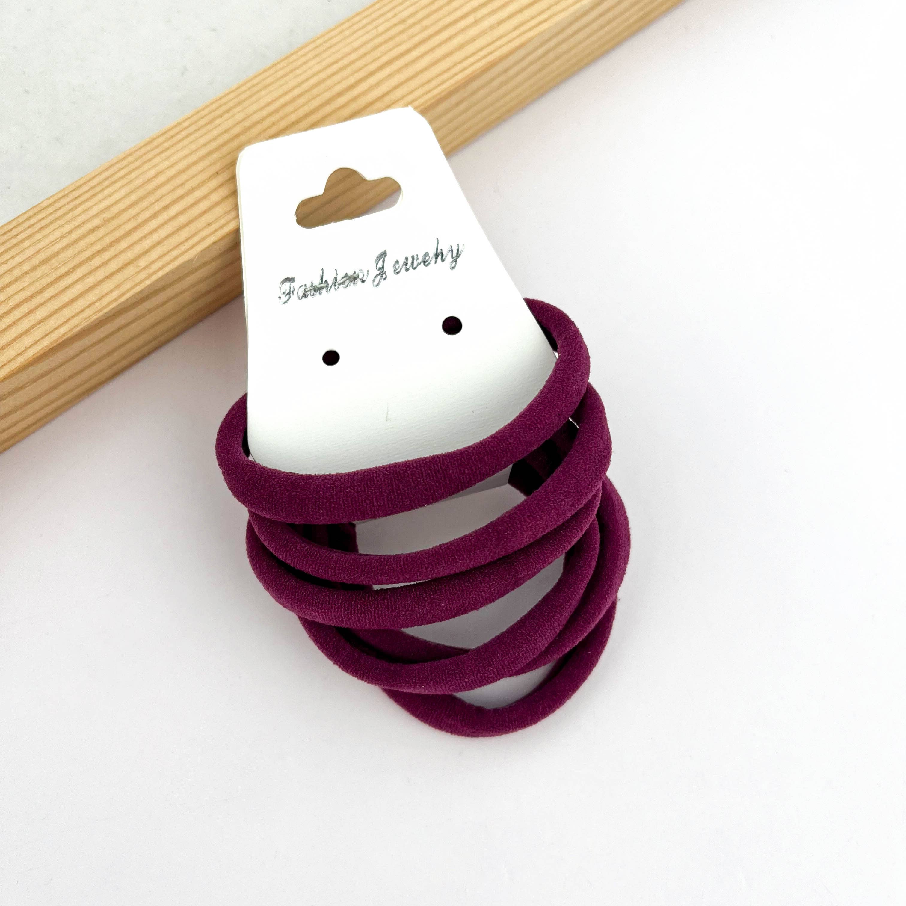 SoapElenGlen – wholesale Hårsnoddar – Dam – Set med sömlösa hårsnoddar, enkla högelastiska gummiband5