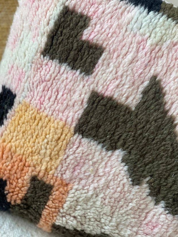 NOMAD BY LIV - Wholesale Throw Pillow Cover - Handmade Boujad Cushion cover soft color – 60 x 40 cm, wool7