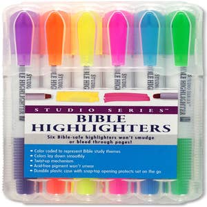 Mr. Pen- Bible Highlighters, Vintage Colors, 8 Pack, Non Bleeding  Highlighters, Bible Safe Highlighters, Gel Pen Highlighter