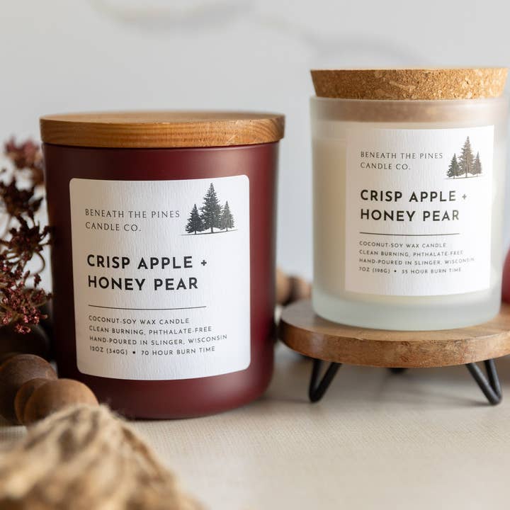 Crisp Apple + Honey Pear: Coconut-Soy Candle and other Purchase Wholesale crisp pear. Free Returns & Net 60 Terms on Faire trending on Faire.