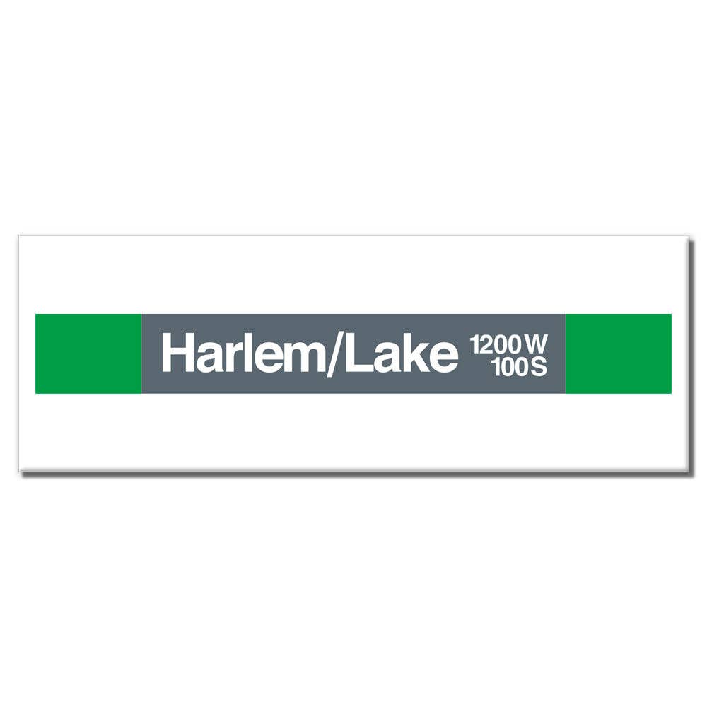 CTAGifts - Wholesale Magnet - Harlem/Lake Magnet0