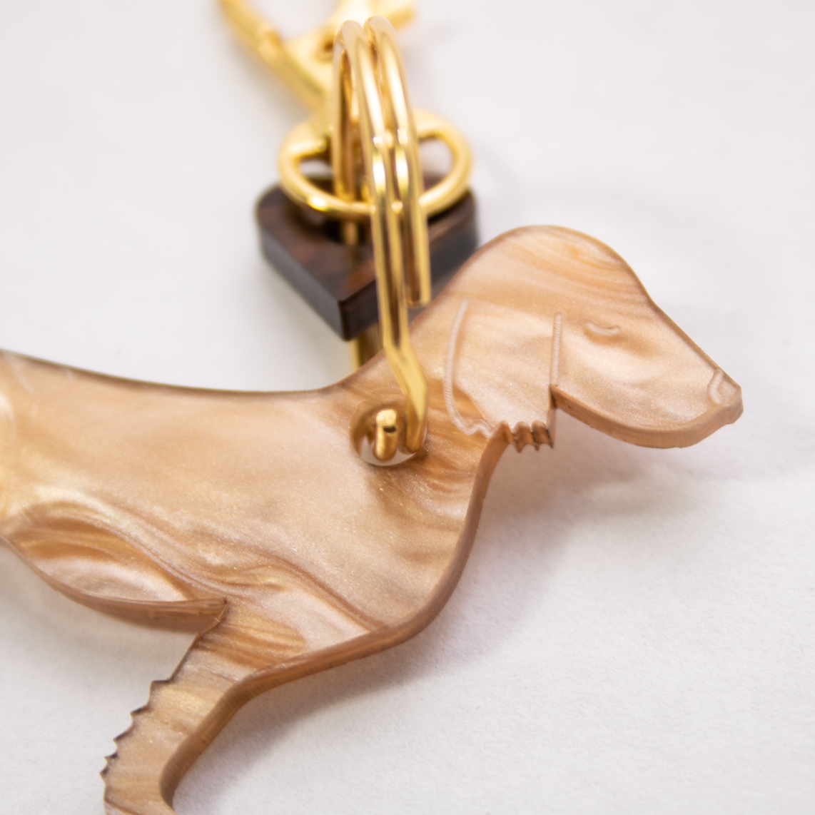 ALMA & GUSTL – Engroshandel Nøglering - Unisex – Nøgle- og taskevedhæng med gravhund0