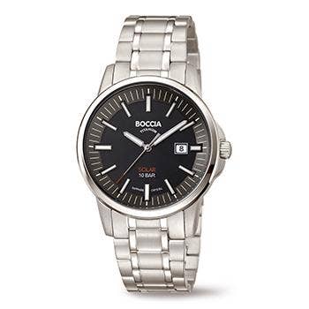 3643-04 Herren Boccia Titanium Solarbetriebene Uhr für den Großhandel von Boccia Titanium