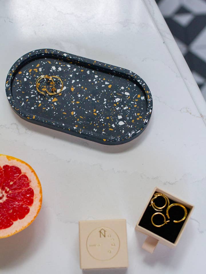 Oval Decorative Tray - Amble for wholesale by Calico Collective