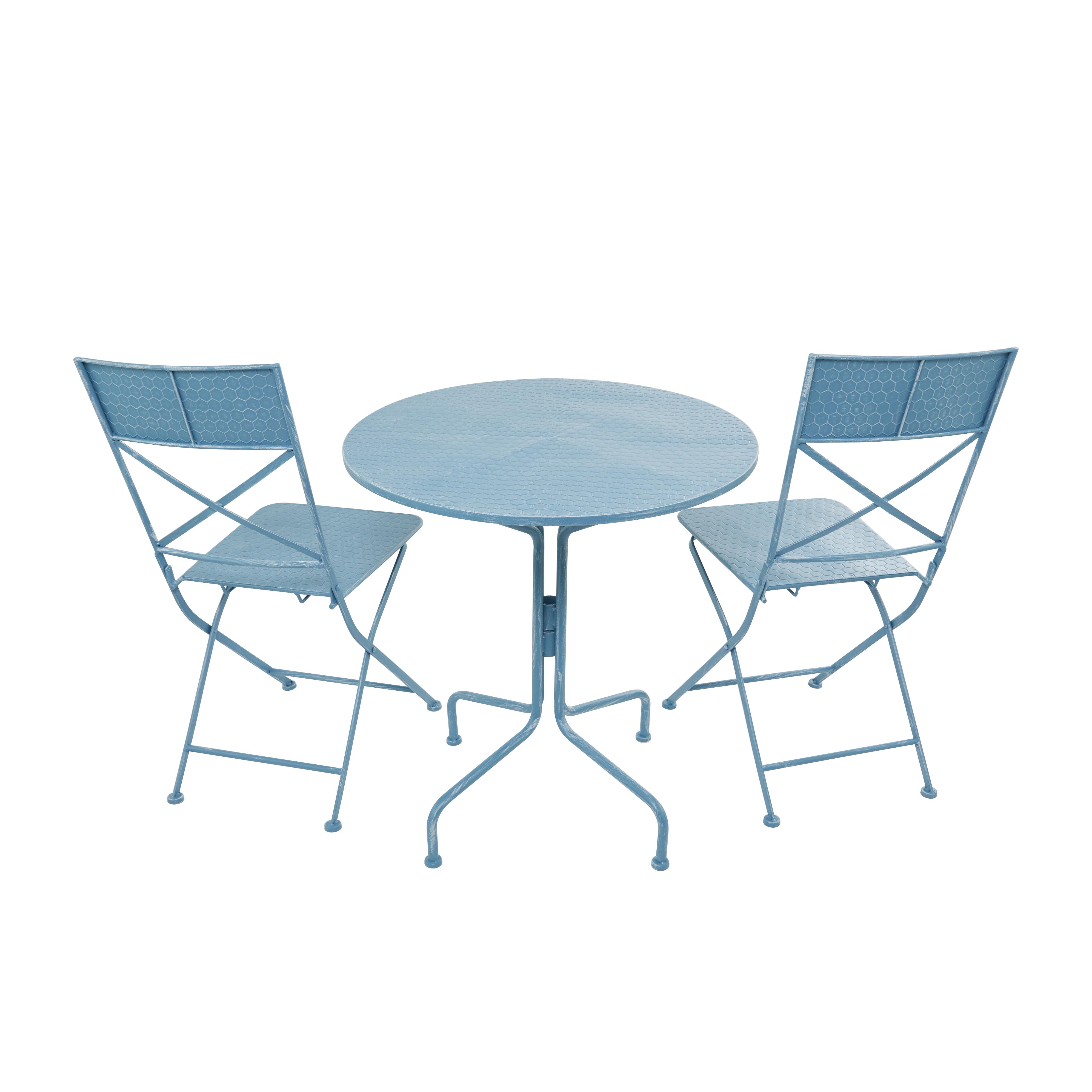 Import Corner – wholesale Chair – A-91437: METAL BISTRO SET SET OF 3 29", 36", 36"H3