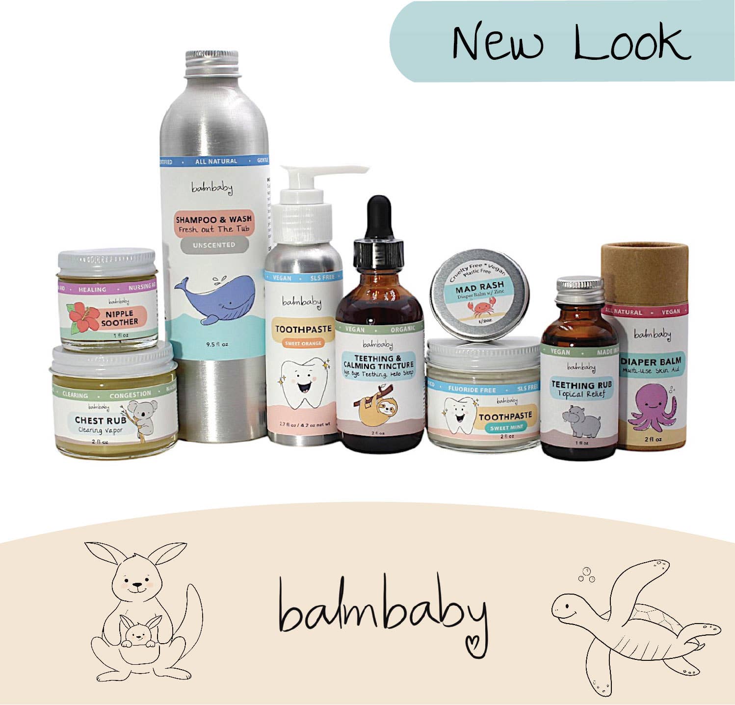 Taylor's Naturals - Wholesale Toothpaste - Balm Baby - All Natural Kids Toothpaste - Glass Jar1