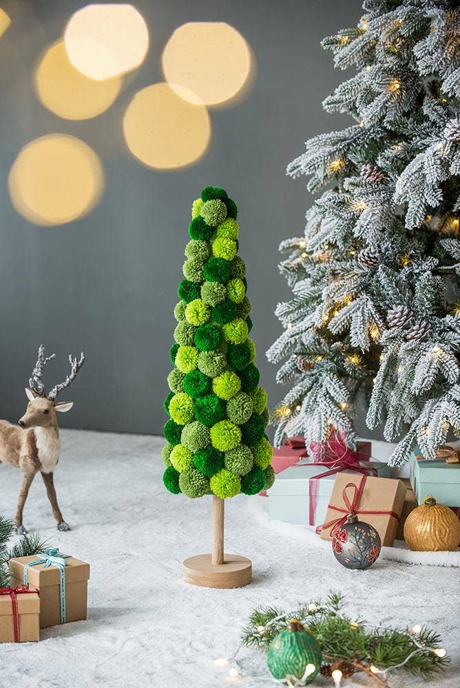 A&B Home Group Inc. - Wholesale Christmas Decoration - 8.7x8.7x31.5" Tree Table Decor - Green4