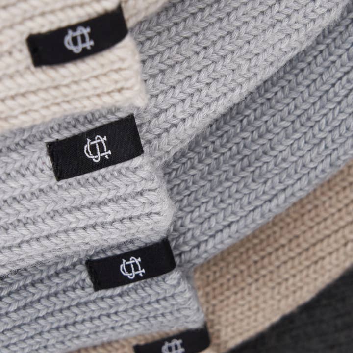 Upstate Stock - Wholesale Beanie - Unisex - Merino Wool and Recycled Polyester "In The City" Beanie-FOG