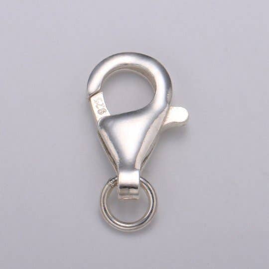 Aim Eternal - Wholesale Clasp - 925 Sterling Silver Lobster Clasps with Jump Ring Jewelry Findings for Bracelet, Necklace jewelry making supply component 10mm, 13mm, 20mm SL-233 SL-234 SL-2352