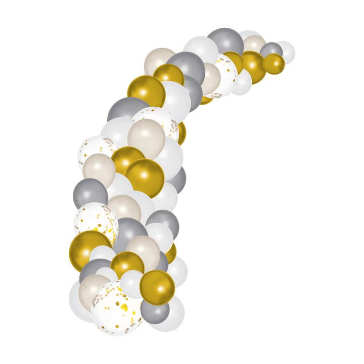 DIY Confetti Balloon Garland - 16 ft White for wholesale by Portofino International Trading, USA