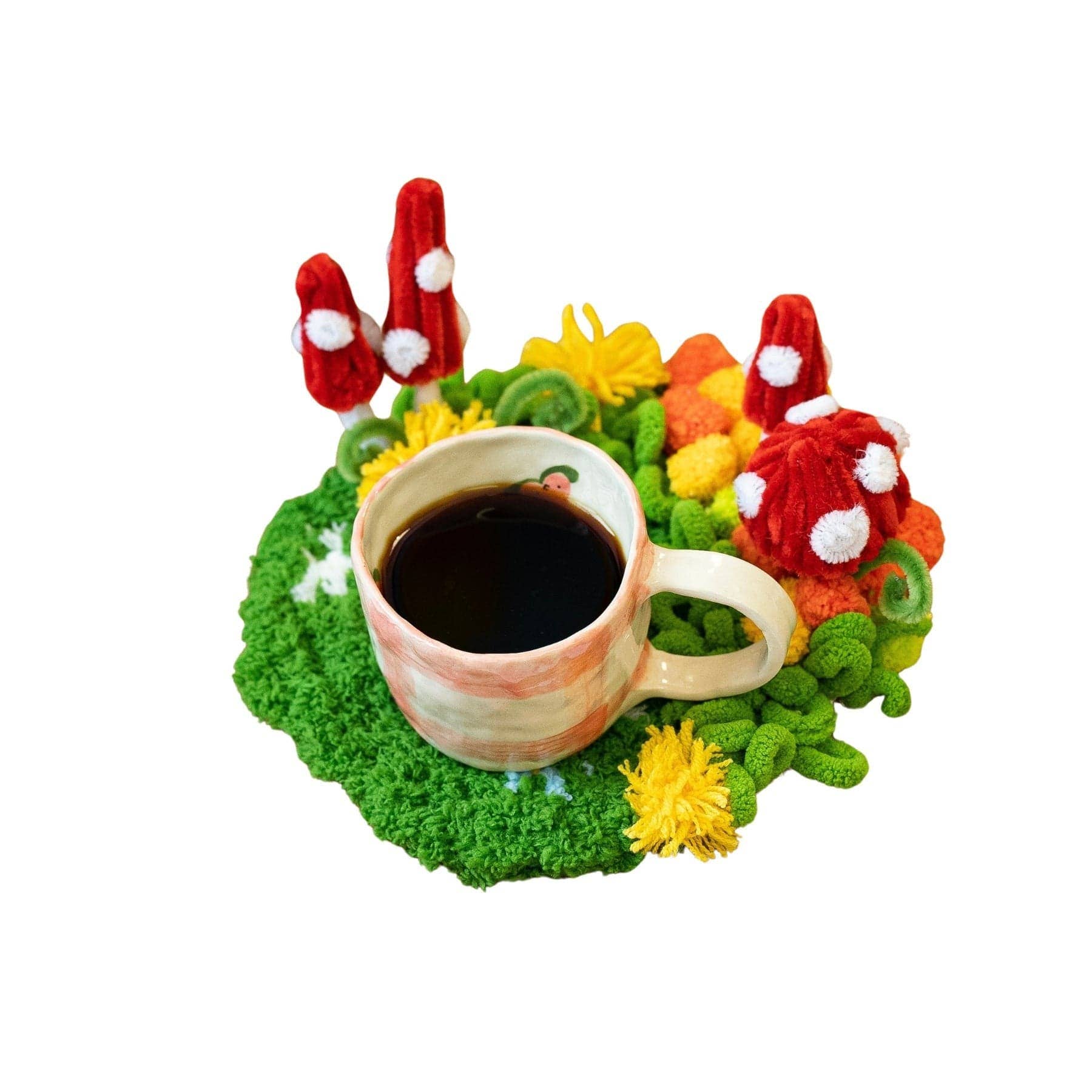 Craft Club – Kit de artesanato DIY por atacado – PRADO DE COGUMELOS - Kit de Bases para Copos de Musgo10