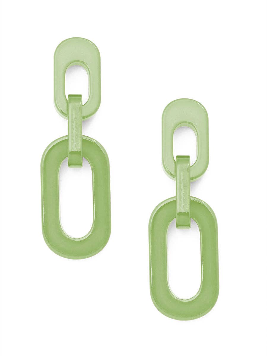 ZENZII Jewelry - Wholesale Dangle Earrings - Resin Cable Chain Drop Earring13