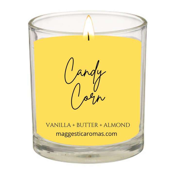 Bougie Candy Corn pour la vente par Maggestic Aromas
