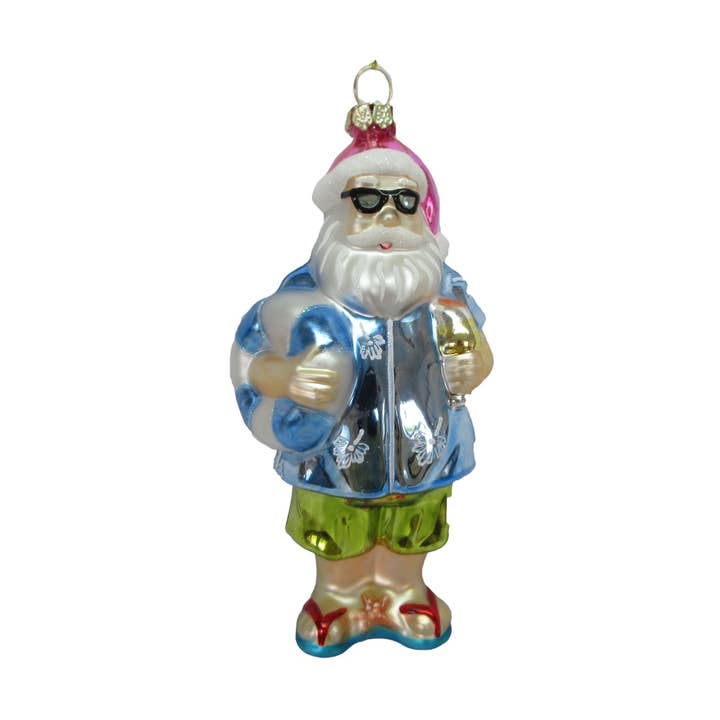 Santa tropical con camisa azul para venta al por mayor de December Diamonds