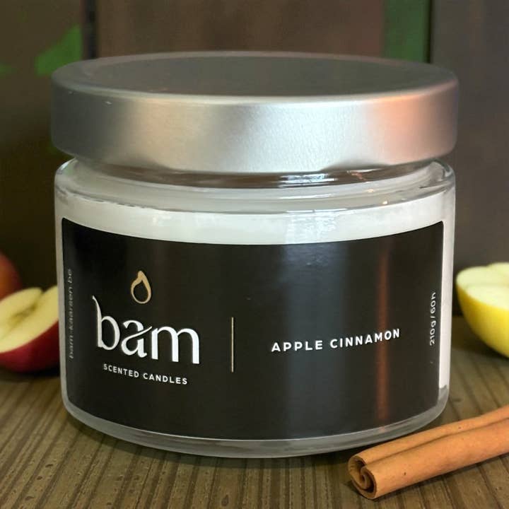 BAM - Apple Cinnamon scented candle - Basic Collection for wholesale by BAM