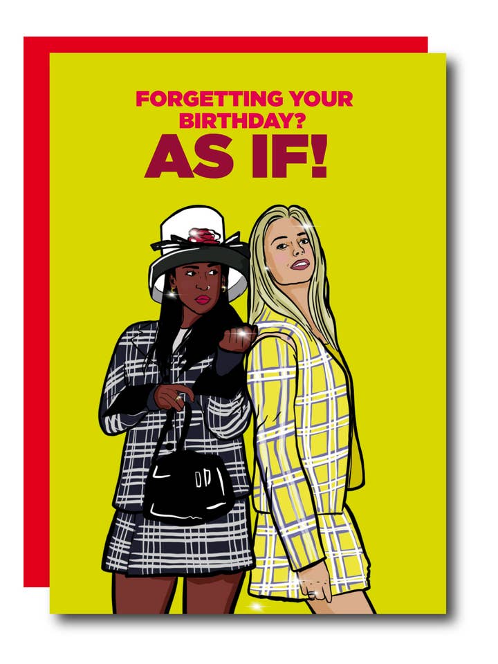 As If! Birthday Greeting Card for wholesale by Studio Soph (We Pay Your Import Fees - We Ship DDP)