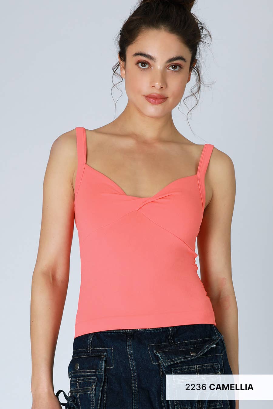 NIKIBIKI – wholesale Stickad topp - Dam – NS8383 - Dubbel Twist Top13