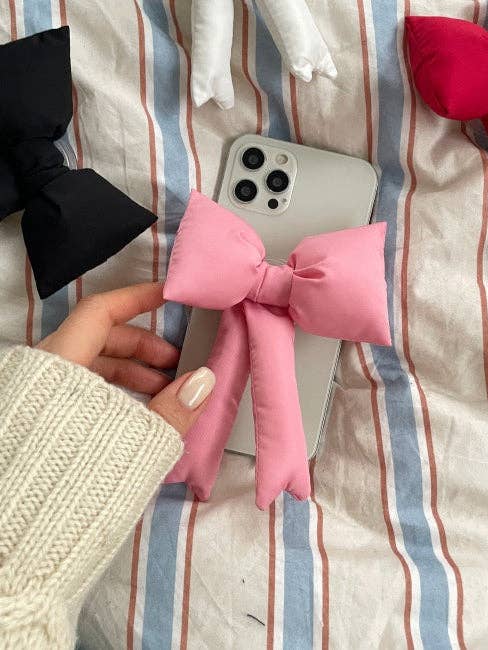 MOND HAUS - Wholesale Phone Grip - Linda Phone Holder | Puffy Ribbon Charm Smartphone Griptok 5