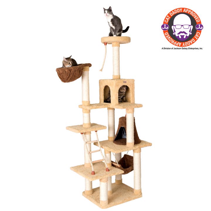 Maison de jeu Armarkat Cat Climber, meubles pour chat en bois véritable de 78 po pour la vente par Armarkat
