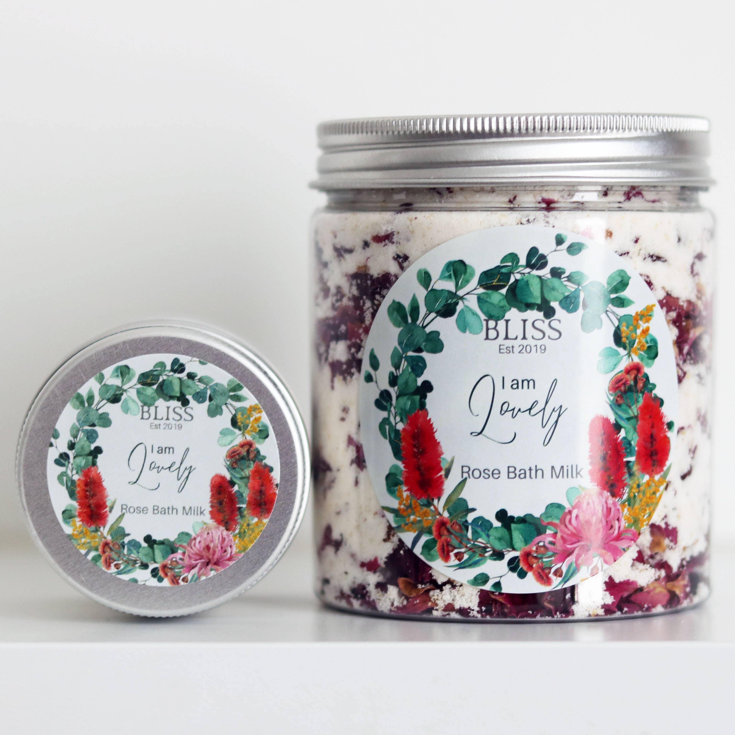 BLISS by Waddell & Co - Wholesale Bath Soak/Milk - Rose Bath Milk - I am Lovely3