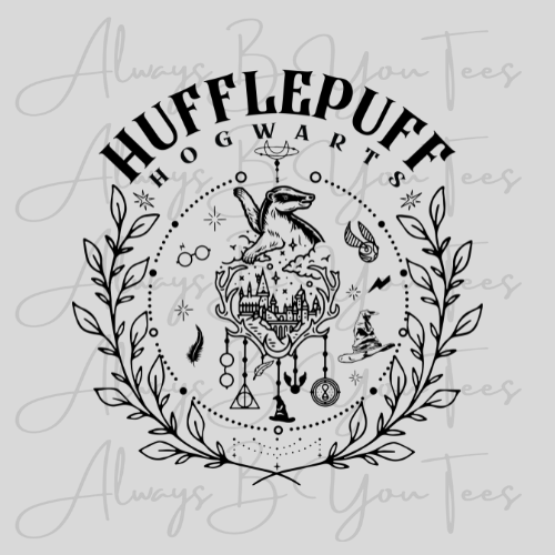 Always B You Tees - Wholesale Sublimation Transfer - Hufflepuff DTF Transfer0