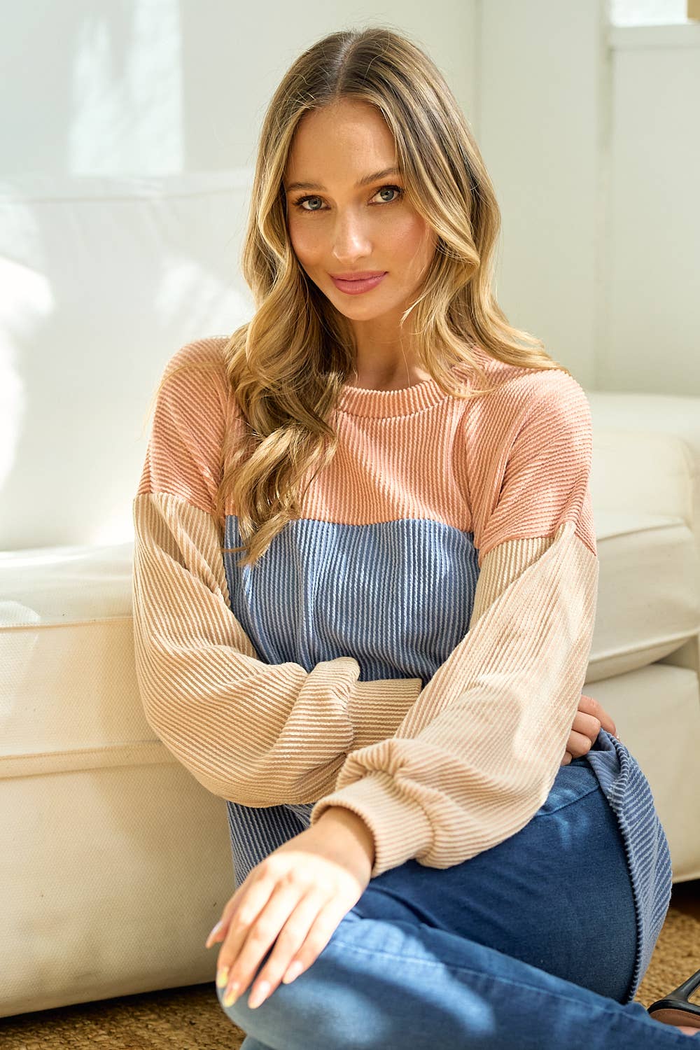 lovely melody – wholesale Sweatshirt - Dam – LMT3379-S-Time to Love Sweatshirt26