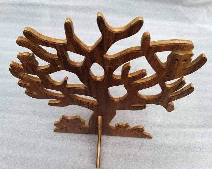 WOODEN TIES & GIFTS - Wholesale Jewelry Stand & Display - Handmade Wooden Jewellery Tree6
