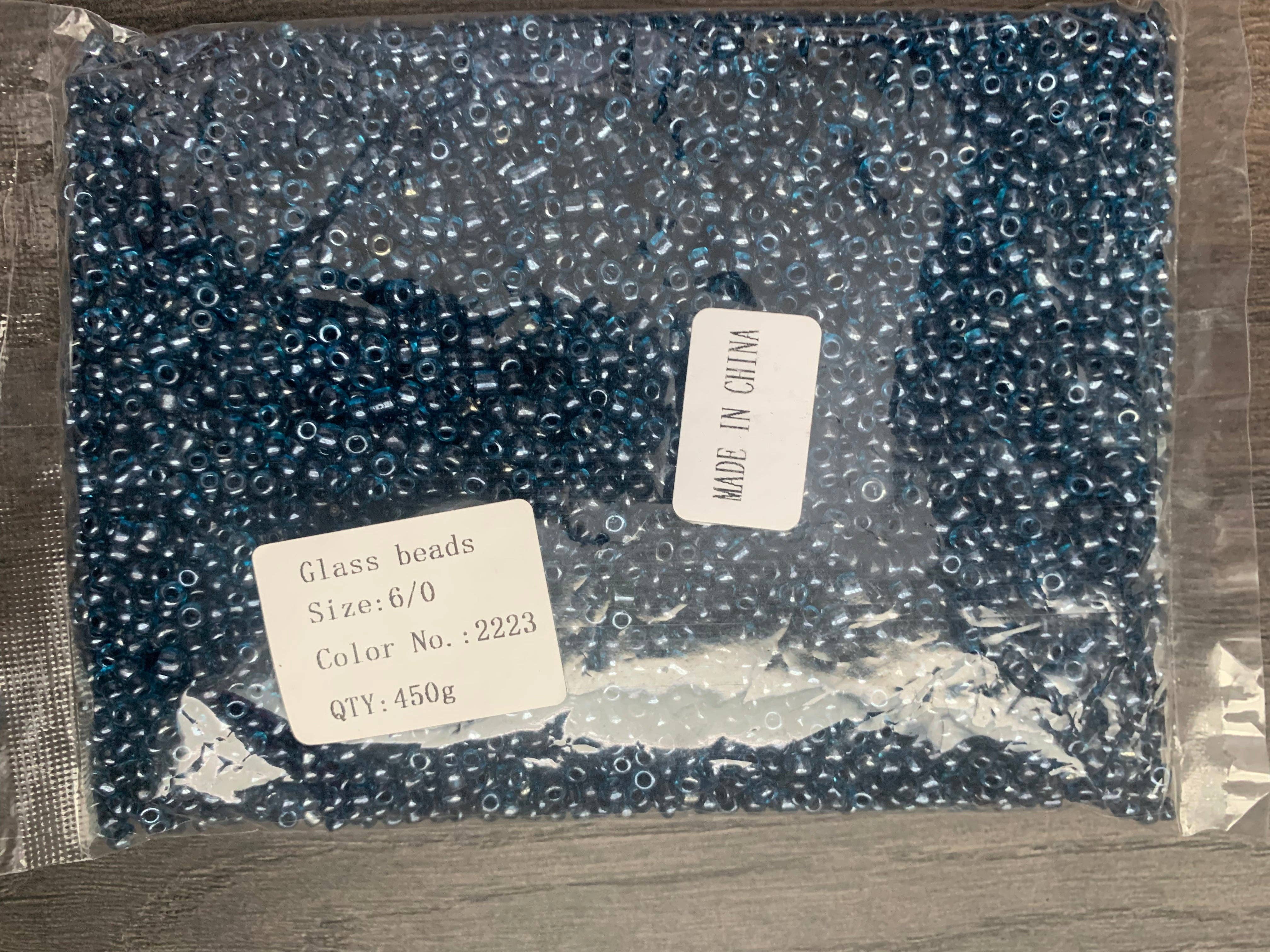 MaddieMayShop - Wholesale Beads - 6/0 Seed Beads~  Glass Beads 450 Grams, Seed Beads Bulk16