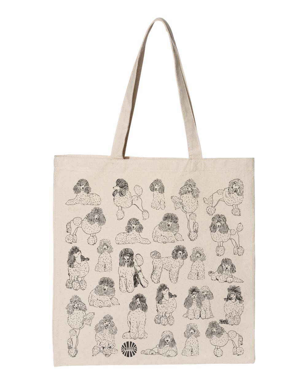 Sween Shop - Vente Tote bag – unisexe - Sac fourre-tout en toile Caniche pour amoureux des chiens Cadeau pour animal de compagnie2