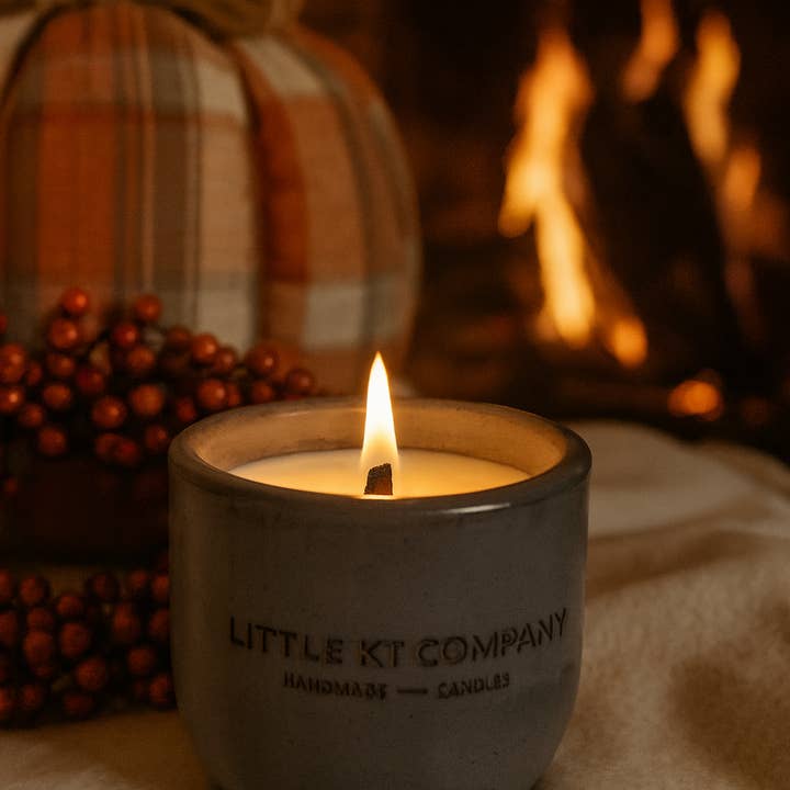 Little KT Company - Wholesale Jar/Filled Candle - Campfire Marshmallow Candle Wholesale2