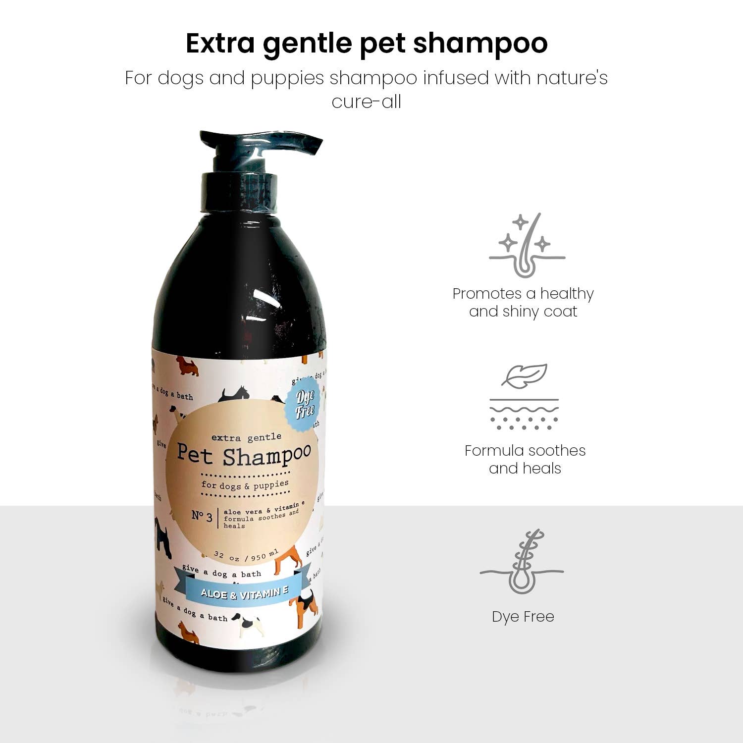 Precious Tails - Wholesale Pet Shampoo - Dog - Precious Tails Aloe & Vitamin E Extra Gentle Pet Shampoo 1