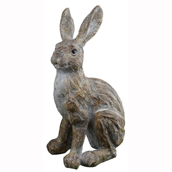 A&B Home Group Inc. - Wholesale Decorative Figurine - 6.7x4.3x10.8"H Resin Wood Look Bunny