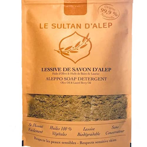 LE SULTAN D'ALEP – wholesale Pulvertvättmedel/tvättmedelstabletter – Aleppo Rengöringsmedel i flingor 500 G