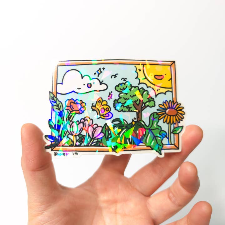 Shine Bright Plant Window Vinyl Sticker for wholesale by Home by Faith