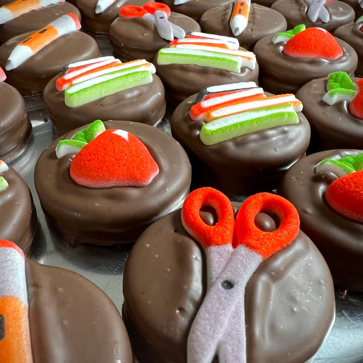 O’Oreo “School -College-Teacher Theme” ✏️📚 Milk Choc 3PK for wholesale by O'Shea's Candies Sweet Shop