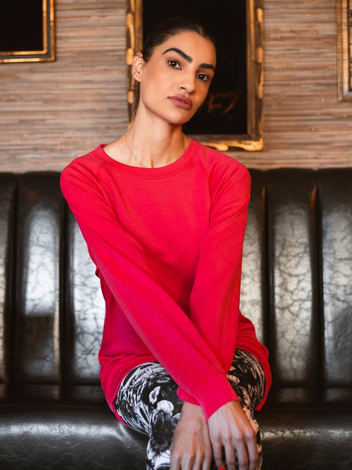 Comfort Crew Neck Sweatshirt for wholesale by SweetLegs Clothing Inc