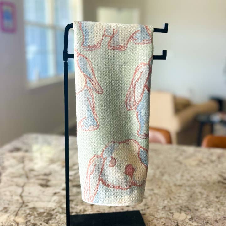 Badetuch „Bunnies“ für den Großhandel von Jessica Reynolds Art