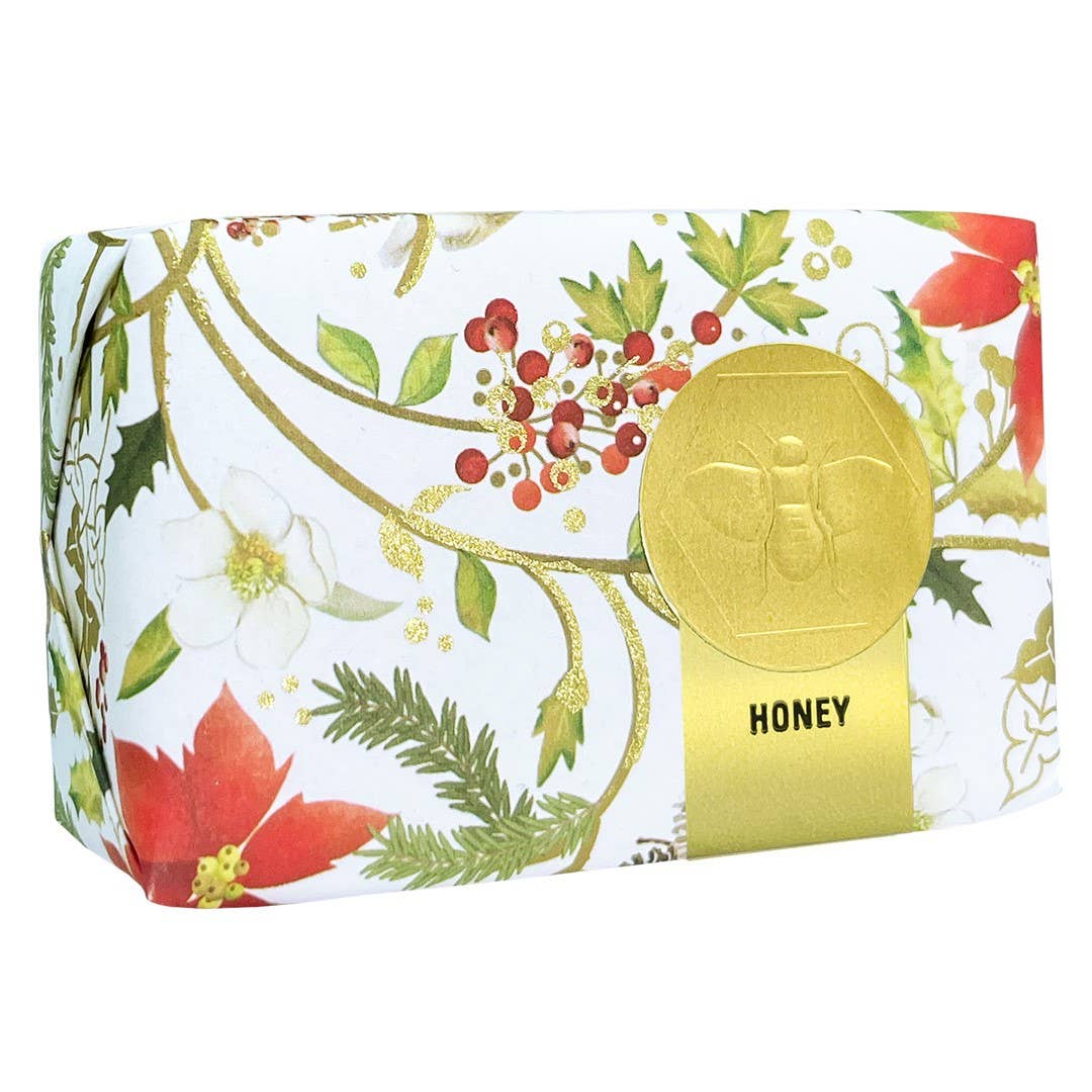 Honey House Naturals - Wholesale Bar Soap - Holiday Paper Wrapped Soap - 3.5oz Individual11