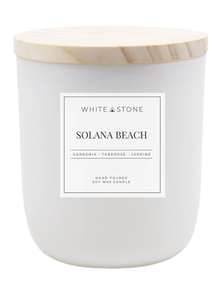 Solana Beach - Bougie en pot/remplie pour la vente par White Stone Collection