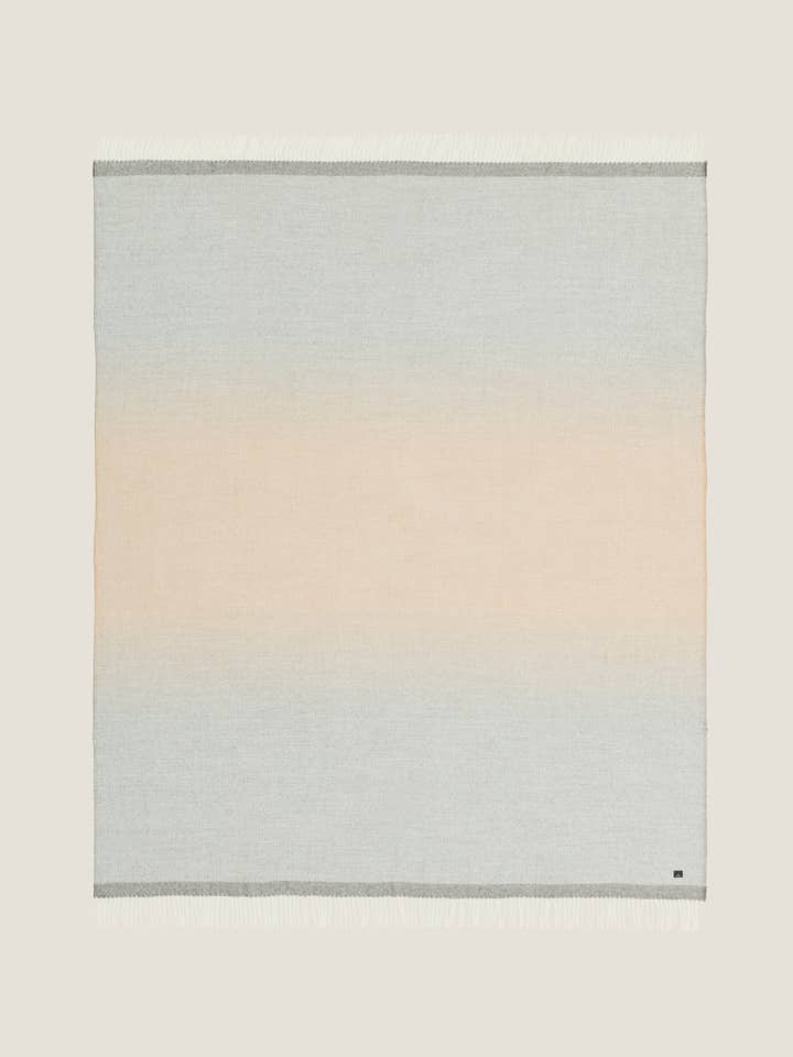 Alpaca Wool Grey & Beige blanket for wholesale by Naming This Later