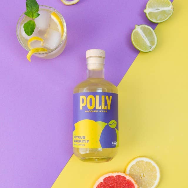 POLLY - Wholesale Alcoholvrij aperitief - POLLY Citrus Aperitief 500 ml - Alcoholvrij aperitief1