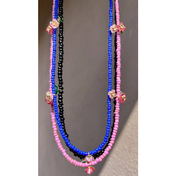 Heather Kahn - Wholesale Pendant/Charm Necklace - Floral Layering Necklace