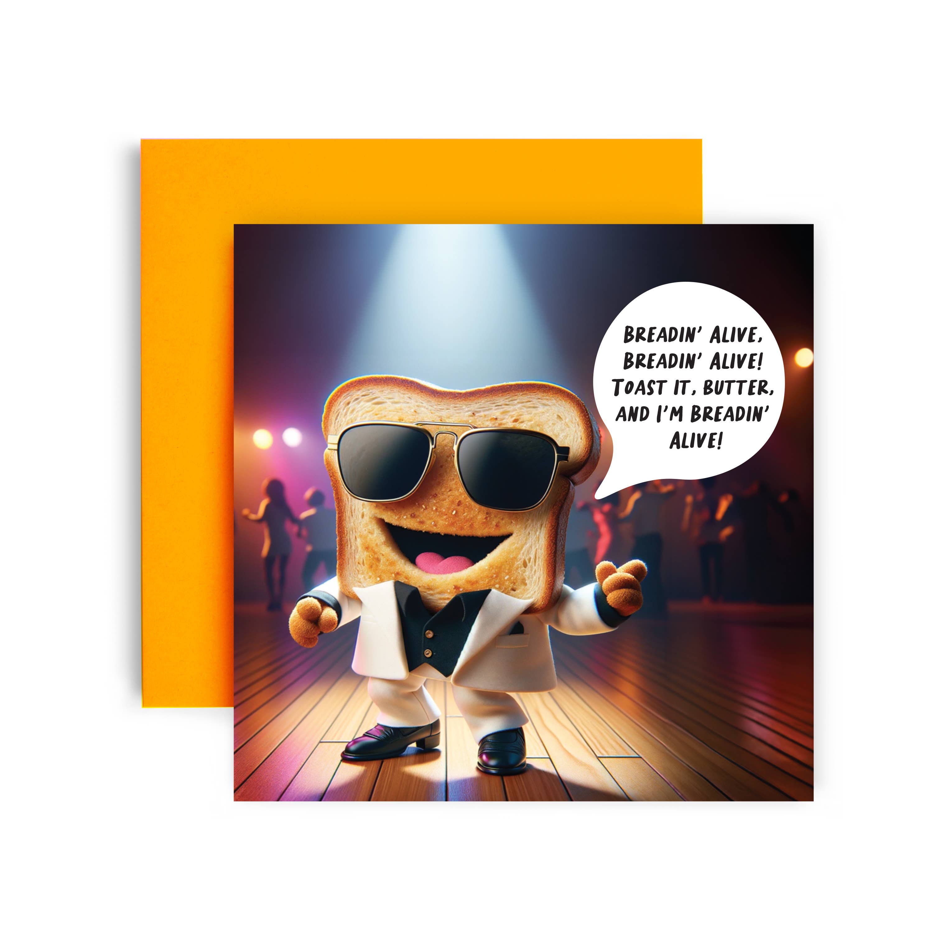 Huxters - Wholesale Birthday Card - Breadin' Alive Birthday Card0