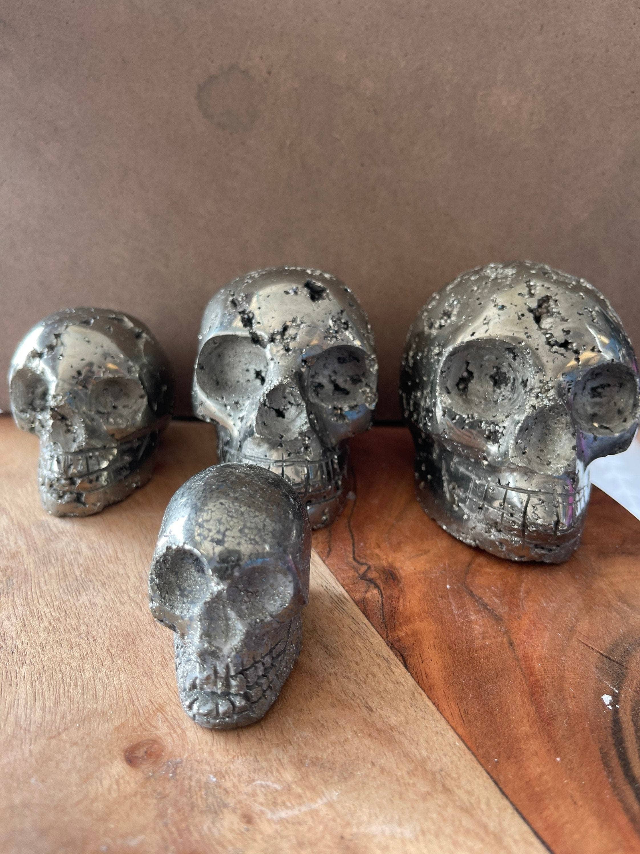 CaNatureLover - Wholesale Spiritual Stone/Crystal - Pyrite Stone from Peru: Skull, Egg, Sphere, Obelisk, Pyramid8