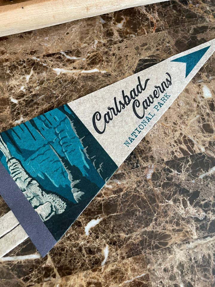 Carlsbad Caverns National Park Pennant for wholesale by M.A.D. Spirit