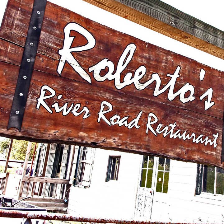 Robertos River Road Restaurant Onderzetter voor wholesale door South Austin Gallery