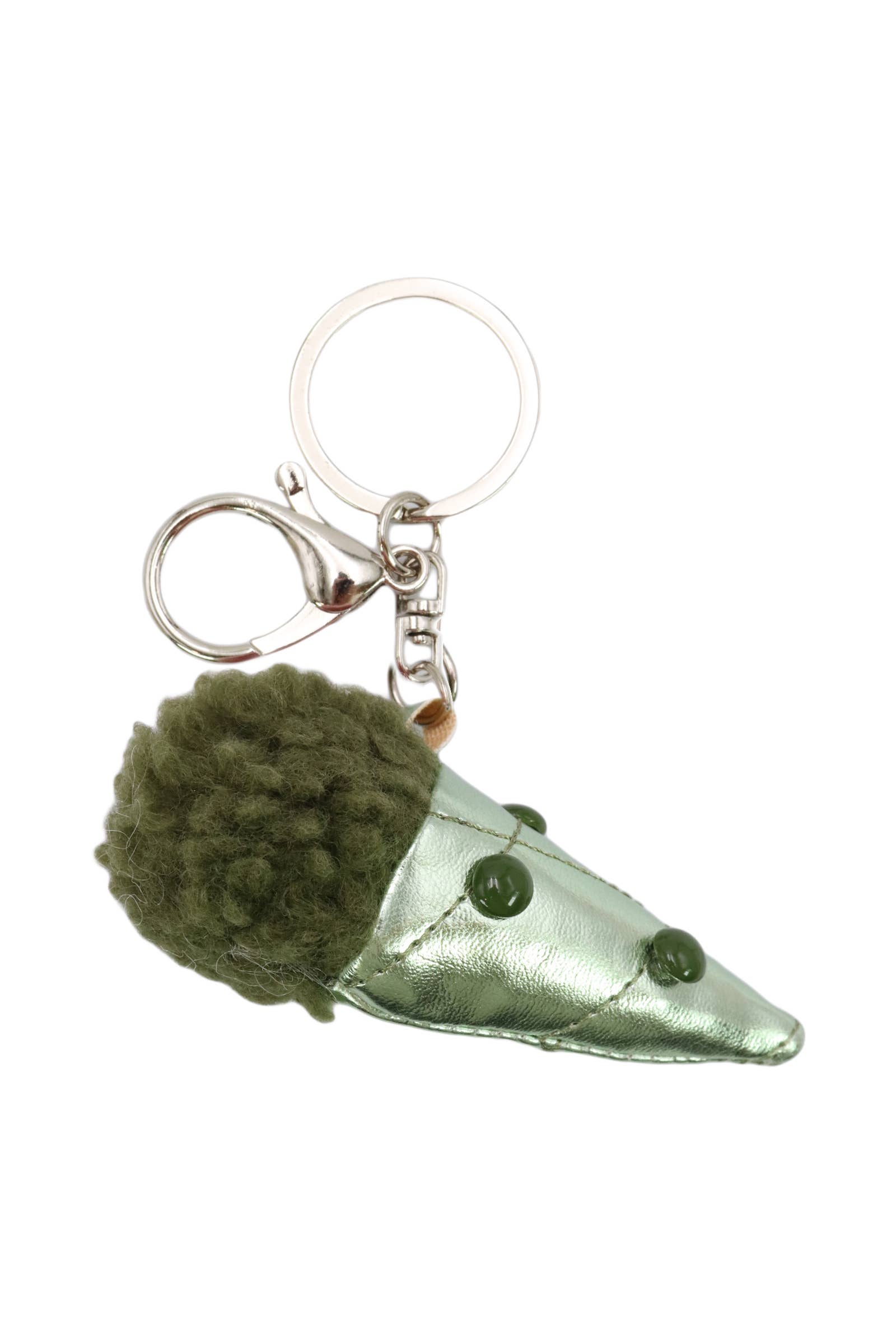 Cap Zone - Vente Porte-clés – femme - Porte-clés Pompon Crème Glacée Cône Doux Métallique - 12 pcs3