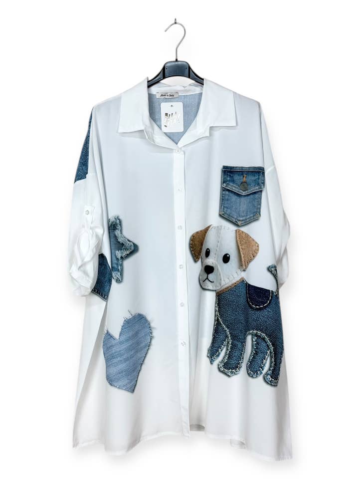 CX 22005-18 - Mönstrad Skjorta för wholesale av Lucky Nana