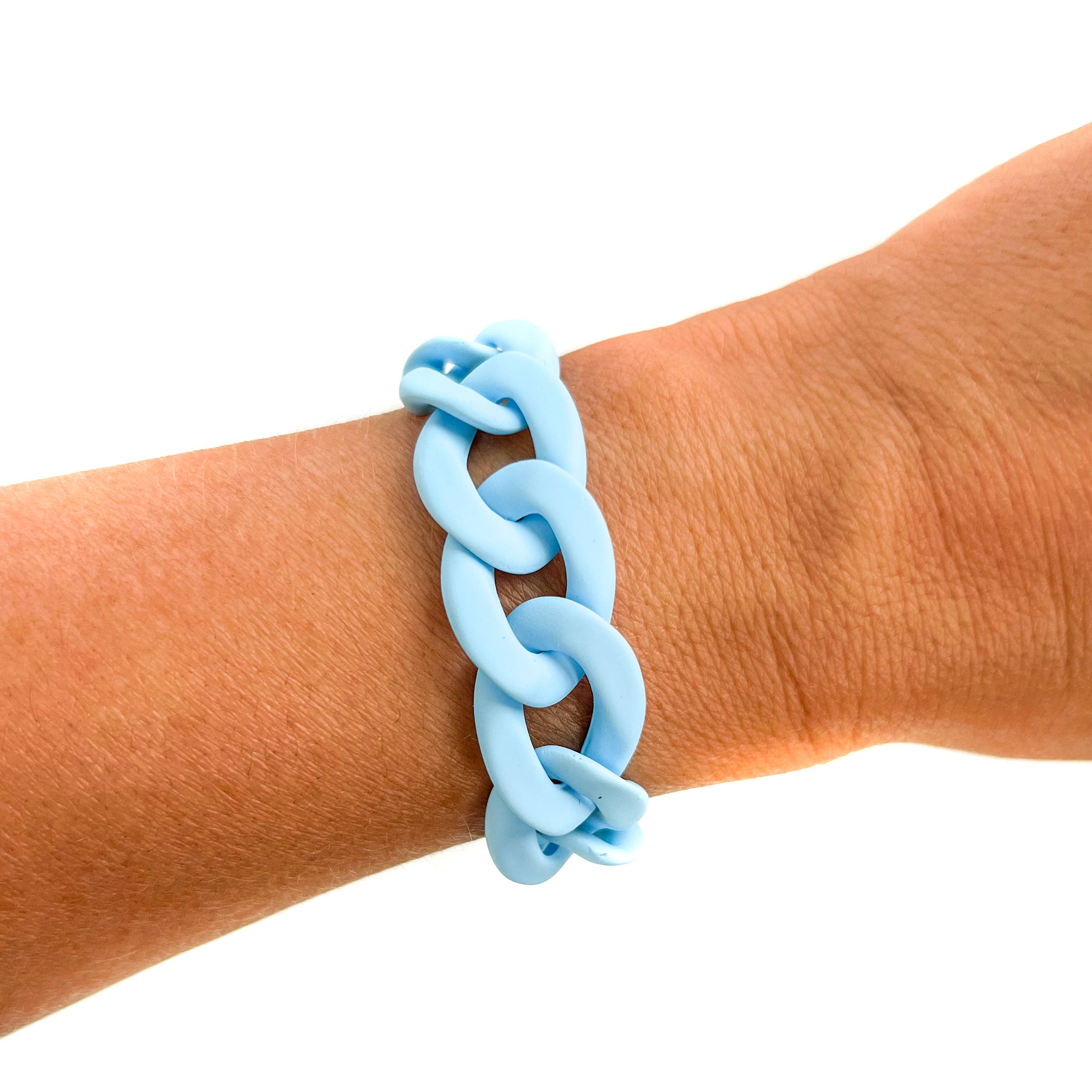 Savvy Bling - Wholesale Link & Chain Bracelet - All Chunky Acrylic Chain Link Bracelet60